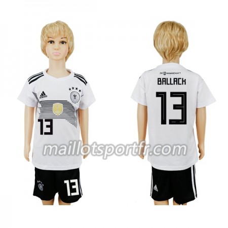 Maillot de Foot Allemagne Ballack 13 Enfant Domicile Coupe du monde 2018 Maillot de Foot Allemagne Ballack 13 Enfant Domicile Coupe du monde 2018